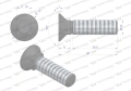 Śruba kpl. płużna podsadzana D 608 M10x40 mm kl.10.9 Waryński ( sprzedawane po 25 )-67684