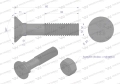 Śruba kpl. płużna podsadzana D 608 M12x60 mm kl.12.9 Waryński ( sprzedawane po 25 )-86278