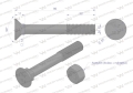 Śruba kpl. płużna podsadzana D 608 M12x90 mm kl.12.9 zastosowanie Gruber Waryński ( sprzedawane po 25 )-86284
