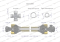 Wał przegubowo-teleskopowy 860-1250mm 830Nm sprzęgło z kołkiem Z21 2500 Nm CE 2020 seria 6R Waryński-81313