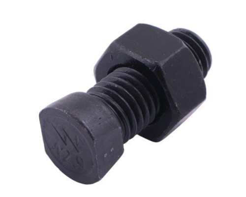 Śruba kpl. płużna oval z dwóch stron ścięta M12x55 mm kl.12.9 zastosowanie Kverneland Waryński M12X55OV2KV ( sprzedawane po 25 )-66994