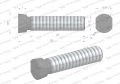 Śruba kpl. płużna oval z dwóch stron ścięta M12x55 mm kl.12.9 zastosowanie Kverneland Waryński M12X55OV2KV ( sprzedawane po 25 )-66998