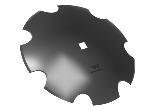 Talerz uzębiony Z-7 fi 510 otwór 30x30 stal borowa WARYŃSKI R 1242050040 1279201020-89318