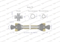 Wał przegubowo-teleskopowy 910-1380mm 970Nm CE 2020 seria 7R Waryński-80230