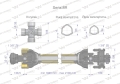 Wał przegubowo-teleskopowy 1460-2100mm 1240Nm sprzęgło cierne 2000Nm CE 2020 seria 8R Waryński-86695