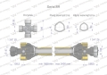 Wał przegubowo-teleskopowy 1660-2400mm 1240Nm Z6 - 1 3/4 CE 2020 seria 8R Waryński-85561