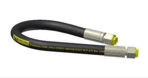 Przewód hydrauliczny 275bar gwint M22x1.5 proste L-3500mm DN12-2SN (AA-13-3500; P11P11) Waryński