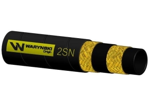 Wąż hydrauliczny do zakuwania DN10 2-oplotowy 330 Bar Waryński (sprzedawany po 100m)