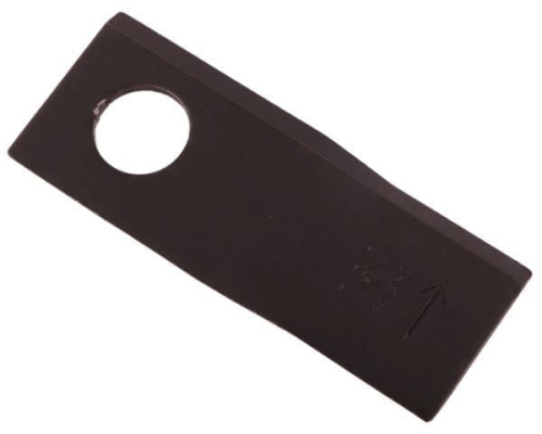 Nóż. nożyk kosiarka lewy 100x40x3mm otwór 19 zastosowanie 580290966 BCS Sipma WARYŃSKI ( sprzedawane po 25 )-71445