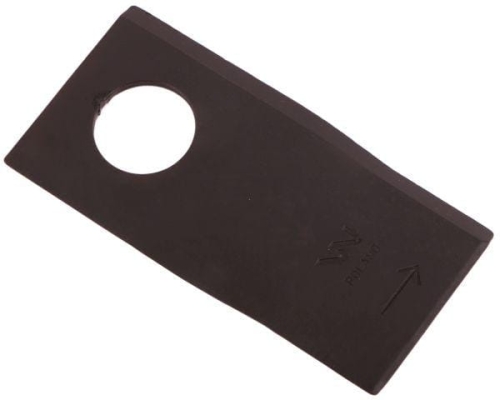 Nóż. nożyk kosiarka lewy 100x48x3mm otwór 23 zastosowanie T683L Mortl WARYŃSKI ( sprzedawane po 25 )-71309