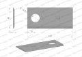 Nóż, nożyk kosiarka rotacyjna 102x48x3mm zastosowanie Samasz WARYŃSKI ( sprzedawane po 25 ) -60183
