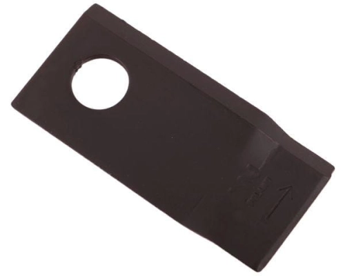 Nóż. nożyk kosiarka lewy 102x48x4mm otwór 19 zastosowanie 570447 Niemeyer WARYŃSKI ( sprzedawane po 25 )-71353