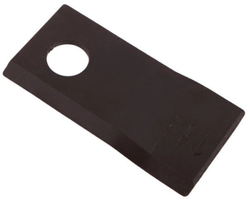 Nóż. nożyk kosiarka prawy 102x48x4mm otwór 19 zastosowanie 140692 Fella WARYŃSKI ( sprzedawane po 25 )-71411