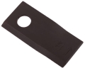 Nóż. nożyk kosiarka lewy 105x48x4mm otwór 19 zastosowanie 9492421 Claas WARYŃSKI ( sprzedawane po 25 )-71477