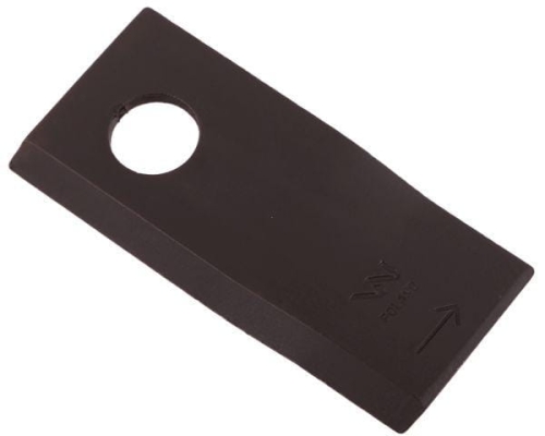 Nóż. nożyk kosiarka lewy 105x48x4mm otwór 19 zastosowanie 9492421 Claas WARYŃSKI ( sprzedawane po 25 )-71477