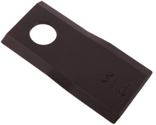 Nóż. nożyk kosiarka prawy 105x48x4mm otwór 20 zastosowanie 6801420 Kuhn WARYŃSKI ( sprzedawane po 25 )-72263
