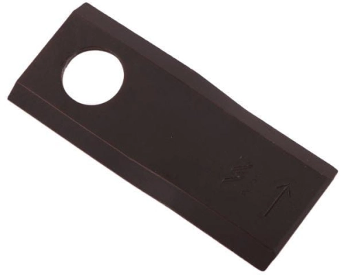 Nóż. nożyk kosiarka lewy 107x46x4mm otwór 21 WARYŃSKI ( sprzedawane po 25 )-71387