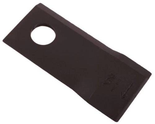 Nóż. nożyk kosiarka prawy 107x50x4mm otwór 19 zastosowanie 570684 Niemeyerl WARYŃSKI ( sprzedawane po 25 )-71335