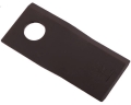 Nóż. nożyk kosiarka lewy 108x47x4mm otwór 19 zastosowanie 1434985 Pottinger WARYŃSKI ( sprzedawane po 25 )-71339