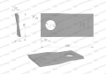 Nóż. nożyk kosiarka lewy 108x48x4mm otwór 21 zastosowanie 434971 Pottinger WARYŃSKI ( sprzedawane po 25 )-71362