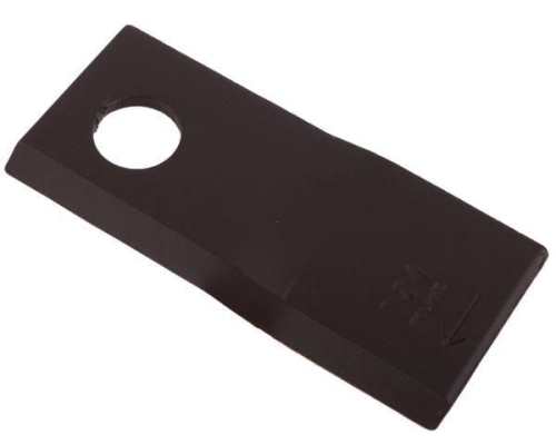 Nóż. nożyk kosiarka prawy 112x48x4mm otwór 19 zastosowanie 123707 134308 Fella WARYŃSKI ( sprzedawane po 25 )-71407