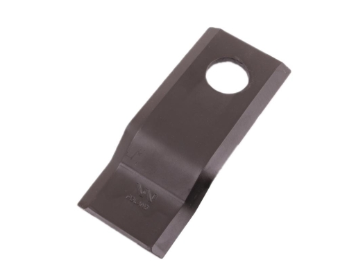 Nóż. nożyk kosiarka gięty 120x50x4mm otwór 21 zastosowanie 434122 Pottinger WARYŃSKI ( sprzedawane po 25 )-71585