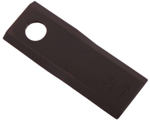 Nóż. nożyk kosiarka lewy 122x46x4mm otwór 18.25 zastosowanie 56451200 Kuhn WARYŃSKI ( sprzedawane po 25 )-71453