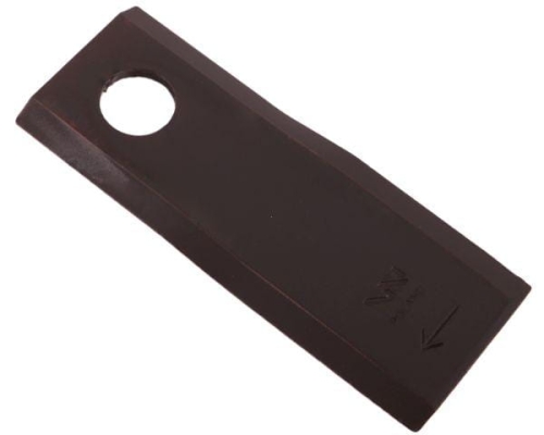 Nóż. nożyk kosiarka prawy 122x46x4mm otwór 18.25 zastosowanie 56451300 Kuhn WARYŃSKI ( sprzedawane po 25 )-71435