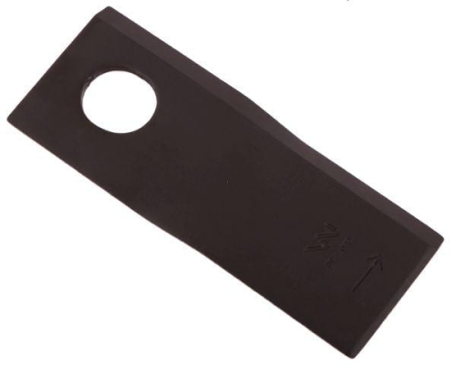 Nóż. nożyk kosiarka lewy 126x48x4mm otwór 20.5x23 zastosowanie 56110900 Kverneland Taarup WARYŃSKI ( sprzedawane po 25 )-71371