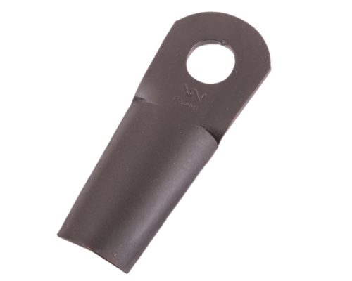Nóż. nożyk kosiarka gięty 128X50X4mm otwór 20.5x22.8 zastosowanie 561103000 Kvereland Taarup WARYŃSKI ( sprzedawane po 25 )-71648