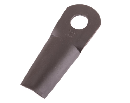 Nóż. nożyk kosiarka gięty 132X50X4mm otwór 20.5x23 zastosowanie 13800013 JF-Stoll WARYŃSKI ( sprzedawane po 25 )-71607