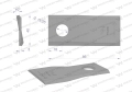 Nóż. nożyk kosiarka lewy 93x40x3mm otwór 16.2 zastosowanie 56151200 Kuhn WARYŃSKI ( sprzedawane po 25 )-71448