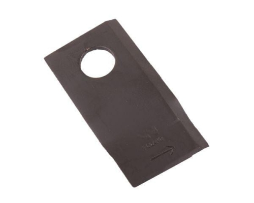 Nóż. nożyk kosiarka lewy 94x50x4mm otwór 19 zastosowanie 58031193 BCS WARYŃSKI ( sprzedawane po 25 )-71587