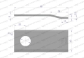 Nóż. nożyk kosiarka gięty 96X40X3mm otwór 19 zastosowanie 06561544 Deutz Fahr Kverneland WARYŃSKI ( sprzedawane po 25 )-71643