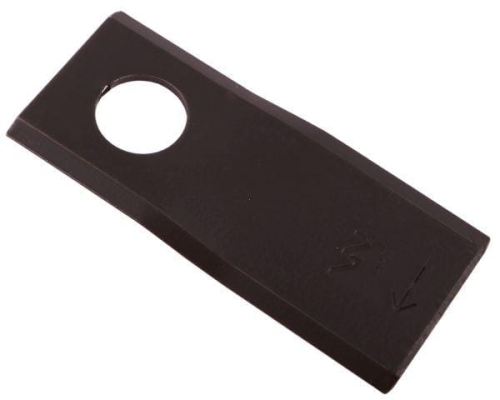 Nóż. nożyk kosiarka prawy 96x40x3mm otwór 19 zastosowanie 16502726 Deutz Fahr Kverneland WARYŃSKI ( sprzedawane po 25 )-71329