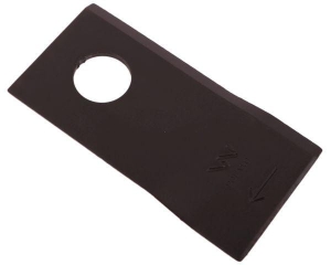 Nóż. nożyk kosiarka prawy 96x48x3mm otwór 19 zastosowanie 434980 Pottinger WARYŃSKI ( sprzedawane po 25 )