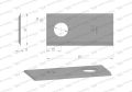 Nóż. nożyk kosiarka 97X47X3mm otwór 21 zastosowanie 152147607 SIP WARYŃSKI ( sprzedawane po 25 )-71400