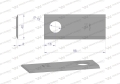 Nóż. nożyk kosiarka 98X40X3mm otwór 19 zastosowanie 98D Galfre WARYŃSKI ( sprzedawane po 25 )-71484