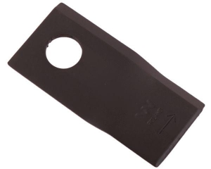 Nóż. nożyk kosiarka lewy 98x48x4mm otwór 19 zastosowanie 153171311 SIP WARYŃSKI ( sprzedawane po 25 )