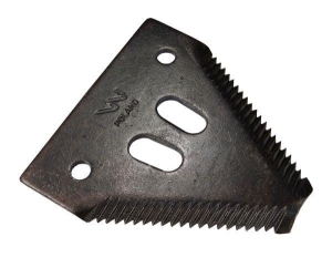 Nóż żniwny ostrza ząbkowane na wierzchu zastosowanie 420100045 System Schumacher John Deere Deutz Fahr WARYŃSKI ( sprzedawane po 25 )