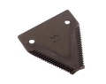 Nóż żniwny 80x76x2.8mm otwór 6.3 zastosowanie 87728905 Case-IH New Holland WARYŃSKI ( sprzedawane po 25 )-71595