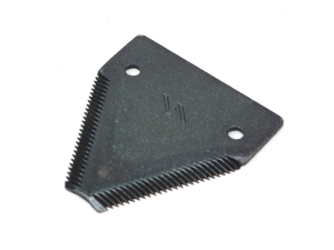 Nóż żniwny 82x76x2.8mm otwór 6.3 zastosowanie 321219850 Laverda WARYŃSKI ( sprzedawane po 25 )