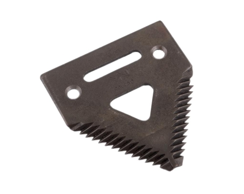 Nóż żniwny 83x76x3mm otwór 6.5 zastosowanie H207930 Schumacher WARYŃSKI ( sprzedawane po 25 )-71644