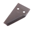 Nóż żniwny końcowy 84x45x3mm otwór 6.5 24 zęby zastosowanie 6112041 Claas WARYŃSKI ( sprzedawane po 25 )-71589