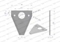 Nóż żniwny 90x76x3mm otwór 6.5 zastosowanie D18 Fortschritt WARYŃSKI ( sprzedawane po 25 )-71606