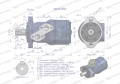 Silnik hydrauliczny orbitalny WMR 250 cm3/obr (110 bar / max.160 bar) Waryński-78707
