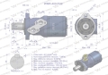 Silnik hydrauliczny orbitalny WMR 400 cm3/obr z wałkiem fi 32mm (70 bar / max.110 bar) Waryński-82111