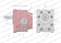 Pompa hydrauliczna zębata do Cyklop PZS-KZ-50P (obroty prawe) 20Mpa w korpusie żeliwnym Waryński-87810