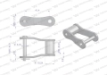 Półogniwo łańcucha S45 Waryński ( sprzedawane po 5 )-73616