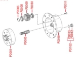 OBUDOWA ZWOLNICY KOSZ SATELIT JOHN DEERE 3215, 3415, 3420, 6600, 6800 6605, 6610, 6810, 6620, 6820 7500, 7405, 7210, 7410, 7320 F716.300.020.420 , L101726 F716300020420